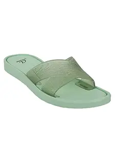 Carlton London Women's Slipper, Pista Green, 6 UK (CL-D-W-04)