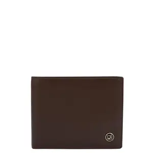 Da Milano RFID Protected Leather Wallet for Men with Card Slot - Brown