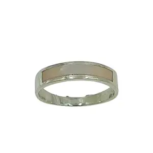 APEX 925 Sterling Silver Plain Finger Ring For Women Girls,Men,Boys | Chandi Ki Ring Gift For Her & Him | With Certificate of Authenticity and 925 Stamp | 1 Month Warranty*