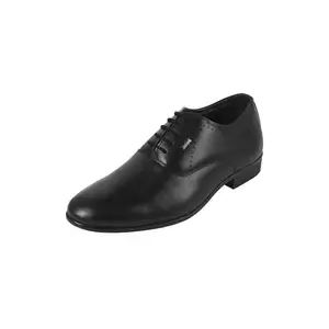 Metro Men's Black Lace Up Closure Formal - Lace Up with Low Heel UK/8 EU/42 (19-571)