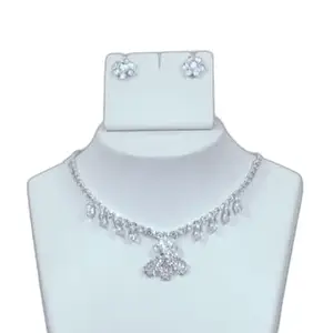 Jewellery Set for Women Necklace Set with Earrings (Prinal Art IMMITATION JJewellery_333)