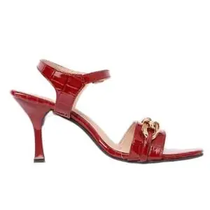 ELLE Women Sandal,Maroon,UK-8