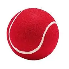 Siddhi Cricket Tennis Ball red Color, Tennis Training Balls, Rubber Ball for Cricket Training (Pack of 6)