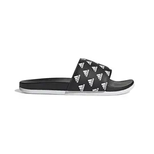Adidas mens ADILETTE COMFORT CBLACK/FTWWHT/FTWWHT Slipper - 6 UK (GV9735)
