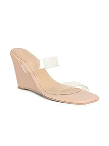 Tao Paris - Slip on for Women - Wedge - Clear/Rose Gold