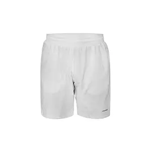 HEAD HPS-1101 Polyester Tennis Shorts Medium, White