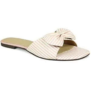 Inc.5 Flat Women's Fashion Sandals 100988_PEACH
