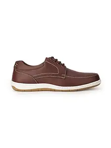 Bata Men's Lace-up Sneaker - Brown (6 UK) (8214179)