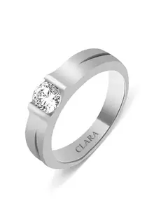 Clara Made with Swiss Zirconia The Marcos 925 Sterling Silver Ring Gift for Men & Boys