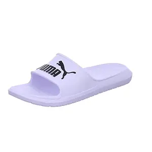 Puma unisex-adult Divecat v2 White-Black Slide Sandal - 6 UK (36940002)