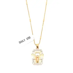 MUFASA FASHIONS Gold Butterfly Pendant Necklace for Women – Elegant Butterfly with Cubic Zirconia Accents – Nature-Inspired Jewelry with Adjustable Chain, Daily Use