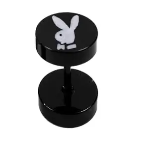 FashionFive Playboy Inspired Trendy Fashion-full Classy Wear Alloy Stud Earring, Plug Earring for Casuals & Occasions FFFJER013SM-F1