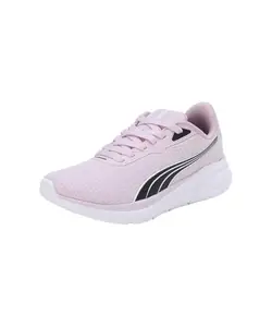 Puma Womens Exoteric WNS Black-White-Grape Mist Running Shoe - 7 UK (31113102)