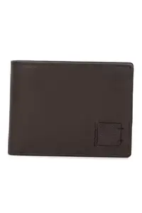 Allen Solly Men Brown Solid Genuine Leather Wallet