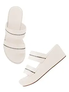 Sapatos Women Casual Sandals, Ideal for Women (ST-6287-White-36)