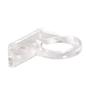 Hair Line Acrylic Clear Hair Dryer Holder, Wall Mounted Hair Dryer Organizer Shelf Rack, Blow Dryer Stand for Dressing, Cupboard, Bathroom n Salon