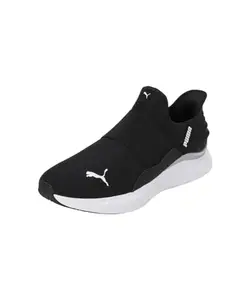 Puma Womens Softride Harmony Ease in W's Black-White Running Shoe - 3 UK (31093101)