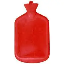 subh medicare Hot Water Bag Bottle for Pain Relief Non Electrical Leakproof Durable Thick Warm Rubber Heating Pad of 1 liter Red color 25X18 cm