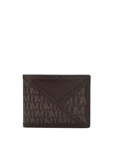Da Milano Genuine Leather Brown Bifold Mens Wallet with Multicard Slot (10425)