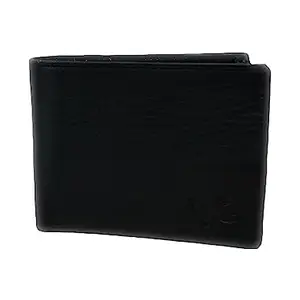 Zed Black Leather Wallet for Men by Golden Glory