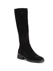 Bata Womens Tag Boots, Black, (6016029), UK 4
