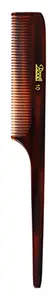 Roots Brown Fine Teeth Styling Tail Comb - Pack of 2