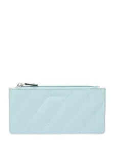 Fastrack Women's Faux Leather Western Wallet(Blue)