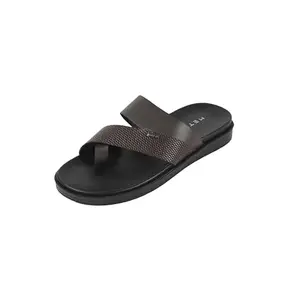 Metro Men's Brown Casual Comfort Slippers UK/9 EU/43(16-1176)
