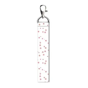ISEE 360® Dots Art Lanyard Bag Tag with Swivel Lobster for Gift Luggage Bags Backpack Laptop Bags Students Workers Travelers L X H 5 X 0.8 INCH