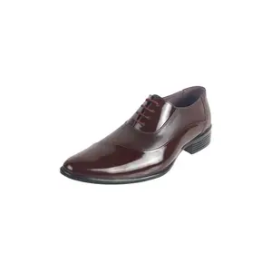 Mochi Men's Patent Leather Formal Laceups UK/10 EU/44(19-545) Wine