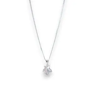 TARAASH 925 Sterling Silver Maple Leaf Pendant & 18" Chain Necklaces Gifts for Women and Girls
