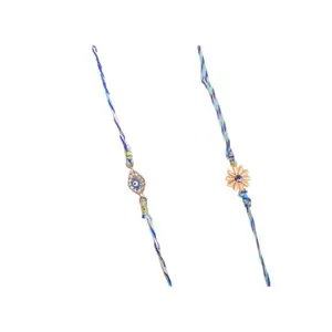 Royal Kundan Rakhi with Embellished Design | Festive Rakhi Thread for Elegant Celebrations | Add Heritage Touch to Raksha Bandhan