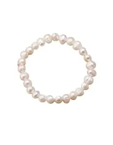 Hdbg Top 1 Untreated सच्चा मोती रत्न ओरिजिनल Australian Pearl White Pearl Bracelet Saccha Moti Ka Bracelet South Sea Pearl Stone Original Certified असली समुद्री पर्ल मोती ब्रेसलेट 8mm Pearl Beads
