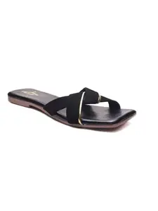brauch Black Casual Flats For Women/Girls