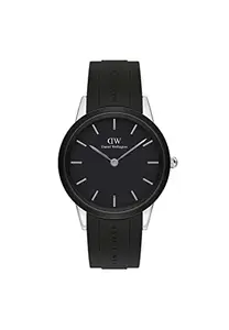 Daniel Wellington Men's Iconic Motion 40mm Analog Watch (Silver Black)