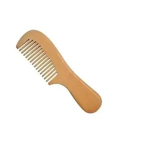 SKINPLUS Natural Wooden Styling Hair Comb,Handmade, comb For Men and Women (LONG HANDLE)