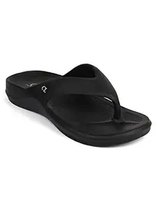 Carlton London Men's Slipper,Black,UK-9