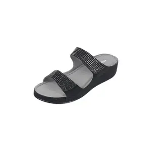 Mochi Women Black Suede Fitflop Comfort Sandal UK/6 EU/39 (44-206)