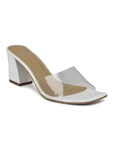 Inc.5 Shoes Women Block Heel 300385_WHITE