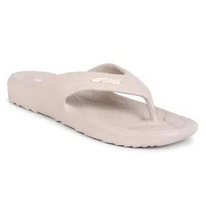 TRASE Casual Slippers For Women, Flip Flops for Daily Use, Soft and Comfortable (45039, Beige, 8 UK)