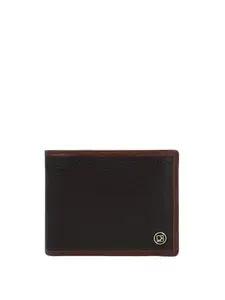 Da Milano RFID Protected Leather Wallet for Men with Card Slot - Brown