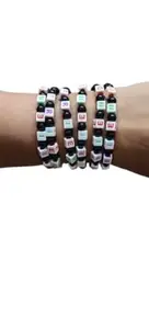 Multicolor Friendship bands for Friendship Day - Pack of 6 pcs