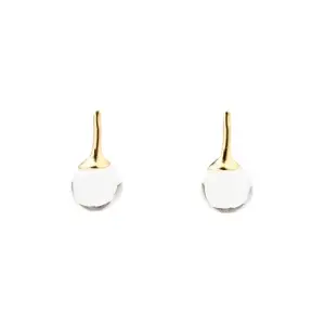 SALTY Anti Tarnish Scottie Ice Gold Drop Earrings Set for Women | Stylish Fashion Jewellery | Accessories for Girls | Minimal Jewelry | Ideal for Gifting