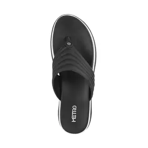 Metro Women's Black Open Casual - Flats with Flat sole UK/5 EU/38(32-915)