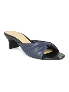 Inc.5 Inc5 Womens Cone Heel Mules 101161BLACK