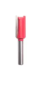 Mass Pro 6.35mm Shank Double Blade Wood Working Straight Router Bit (6.35x12x58mm) Rotary Bit Set (1 Bits)