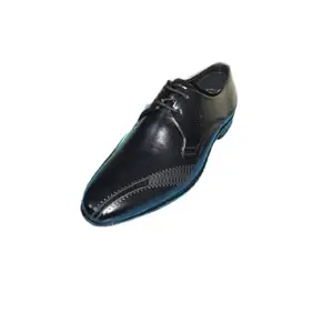 Men's Formal Synthetic Lace Up Shoes for Wedding and Office Use Wear Comfortable Royal Look Shoes for Men (Black, 10)