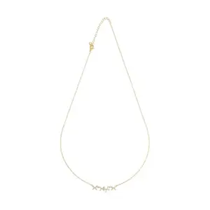 Kushal's Fashion Jewellery White Gold Plated Casual Trendy Necklace - 428386