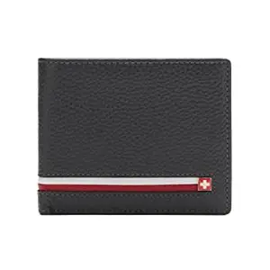 SWISS MILITARY Belfort Overflap Coin Leather Wallet-Stone