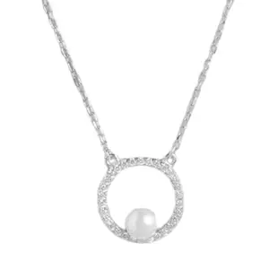 ZAVYA 925 Sterling Silver Rhodium Plated Necklace | Gift for Women and Girls | With Certificate of Authenticity and 925 Hallmark